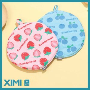 Fruit Series Fabric Round Table Mat