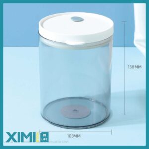 Wise Round Airtight Storage Container(White)(900ml