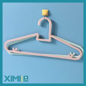 38cm Heart-shape Decoration Clothes Hanger for Adult(5 Count)