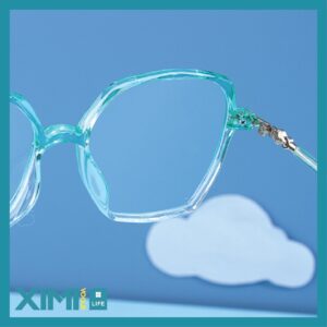 Stylish Gradient Frame Blue-Light-Blocking Glasses(Transparent Green)