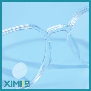 Simple Polygonal Blue-Light-Blocking Glasses(Transparent Blue)