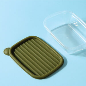 500ml/16.8fl.oz. Simple Plastic Preservation Box 3PCS (Green)