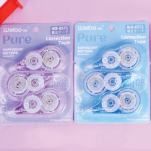 Solid Color Series Correction Tape 3 PCS