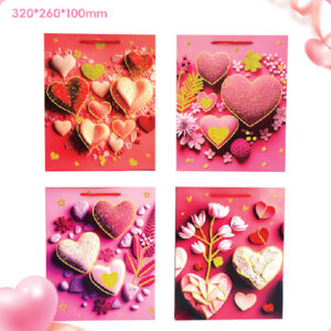 Pink Loving-Heart Series Gift Bag M