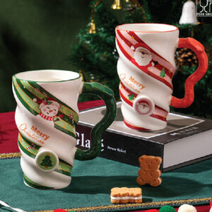 Christmas Series 500ml/16.9fl.oz. Sprial Ceramic Cup