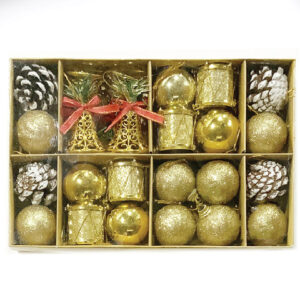 Luxury Christmas Accessories Gift Box (24 PCS)(Gold)