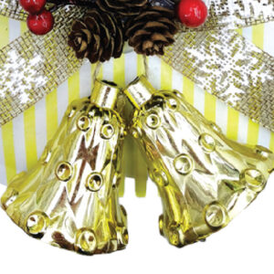 Gold Bowknot Hanging Bell Hanging Ornaments