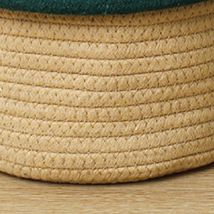 Christmas Large Cotton Rope Organizer with Lid (Green)