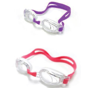 Contrast Color Double Straps Swimming Goggle for Kids