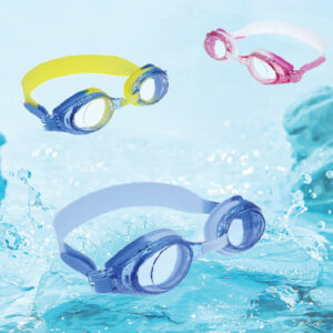 Glitter Frame Single Strap Swimming Goggle for Adults