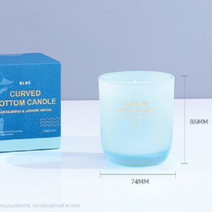 Curved Bottom Candle(Sandalwood & Jasmine Aroma) 158g/5.5oz.