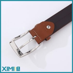 Simple Leather Belt For Men(Brown)