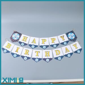 Nautical Style Birthday Party Banner
