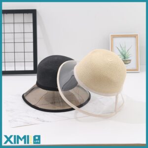 Transparent PVC Brim Bucket Hat