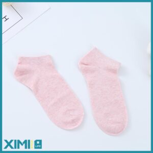 Plain Color Short Socks for Women