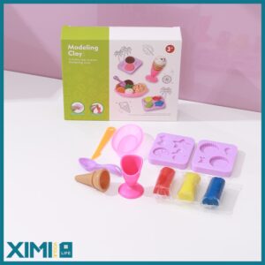 3-Color Ice-Cream Modeling Clay (11448) (Ages 3+)