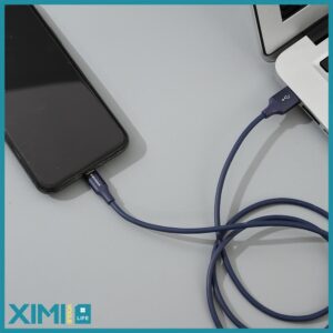 Solid Color Micro-USB Cable (Dark Blue)