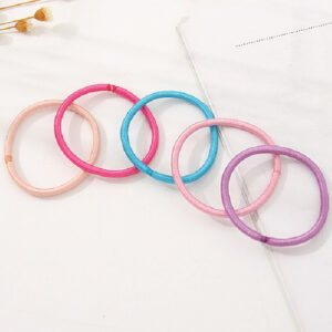 Basic Style Hair Tie For Children (15 Count)