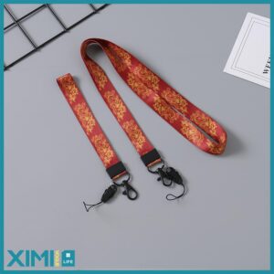 Chinese Style Cell Phone Lanyard Set (2 Count)(Phoenix)