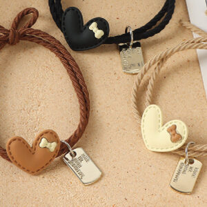 Peach heart small collar leather band (10 yuan, 3 pieces optional)