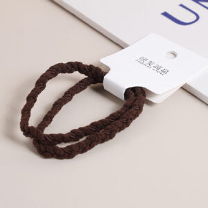 Two sets of knitted double-strand rubber bands (10 yuan and 3 pieces optional)