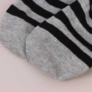 Classic horizontal color contrast mens socks (two pairs)