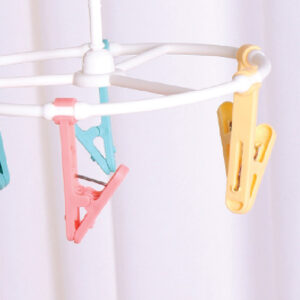 Round Drying Rack with 6 Clips