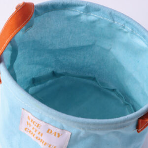 Candy Color Series Small Fabric Storage Bucket