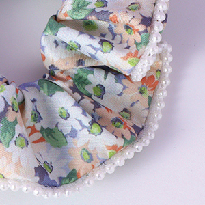 Garden Pearl Floral Hair Rope