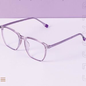Light-Weight Simple Blue Light Blocking Glasses (Purple)