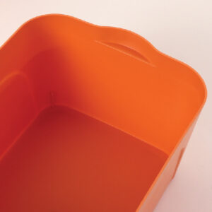 European Style Double Opening Medium Storage Container (Orange)