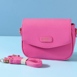 Pink PP Flip-Top Shoulder Bag