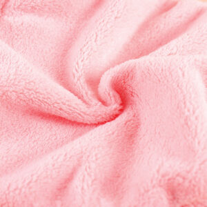 Lollipop Coral Fleece Hand Towel (Pink)