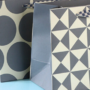 Blue Geometric Series Gift Bag #2
