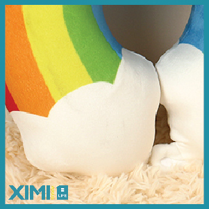 #1 Rainbow Memory Foam U-Shaped Pillow (Colorful)