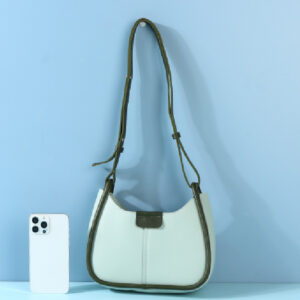 Stylish Dual-Color Shoulder Bag