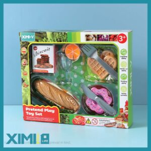 Hamburger and Fried Chicken Pretend Play Toy Set
