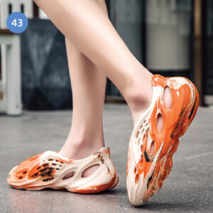 Cool Sandals for Men (Orange 43)