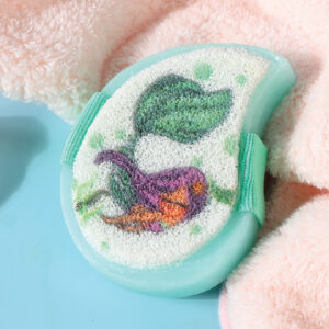 Mermaid Essential Oil Soap with Bath Towel (Blue)