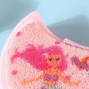 Mermaid Essential Oil Soap with Bath Towel (Pink)