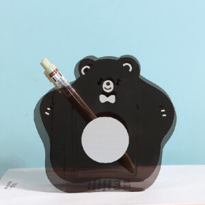 Hug Bear Series Acrylic Pen Holder (Brown)