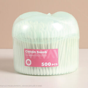 Large Apple Shaped Box Cotton Swab 500 Count (Shar