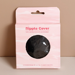 Round Traceless Nipple Cover(Black)