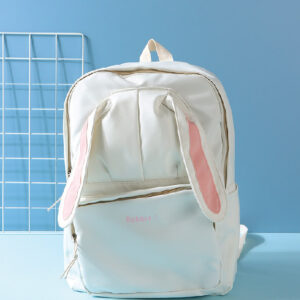 Simple Bunny Designed Large Backpack