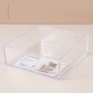Organizable Plastic Cosmetics Storage Box (Transpa