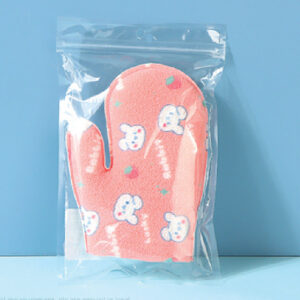 Lucky Rabbit Series Bath Glove (Large, Pink)