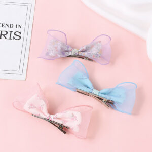 Lace Floral Bow Hairpin
