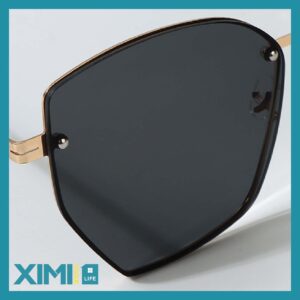 Unique Edge Unisex Sunglasses for Adult(Black)