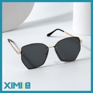Unique Edge Unisex Sunglasses for Adult(Black)