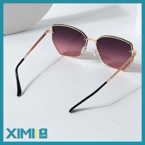 Unique Edge Unisex Sunglasses for Ladies(Purple)